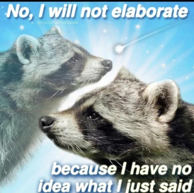 no, i don't think i will