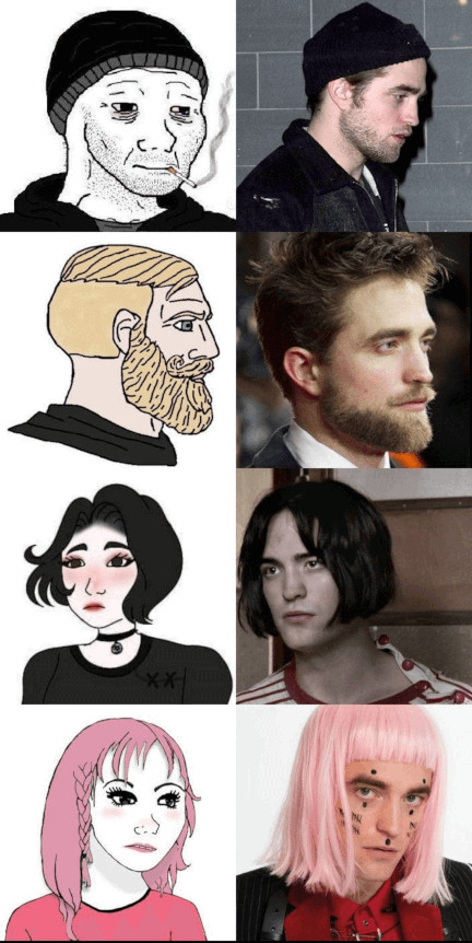 faces of pattinson